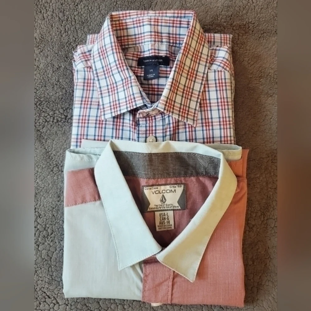 Volcom & Tommy Hilfiger Kids Shirts Bundle